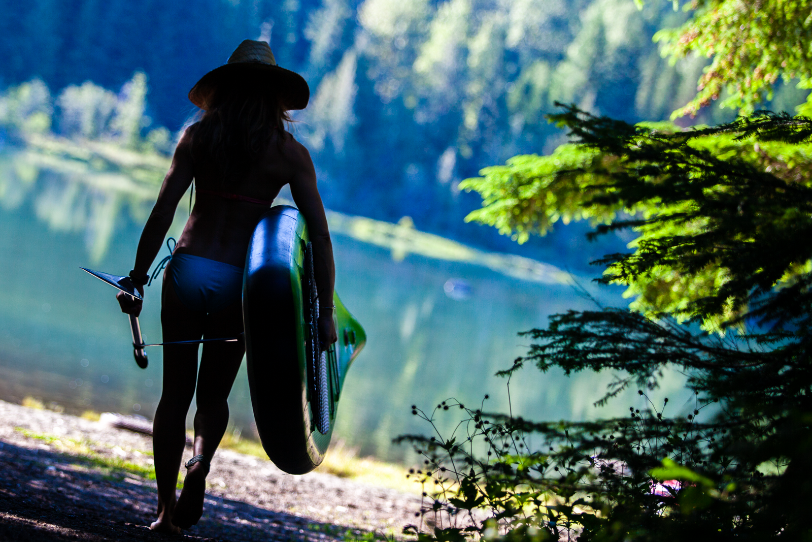 Bare Feet in the mountains