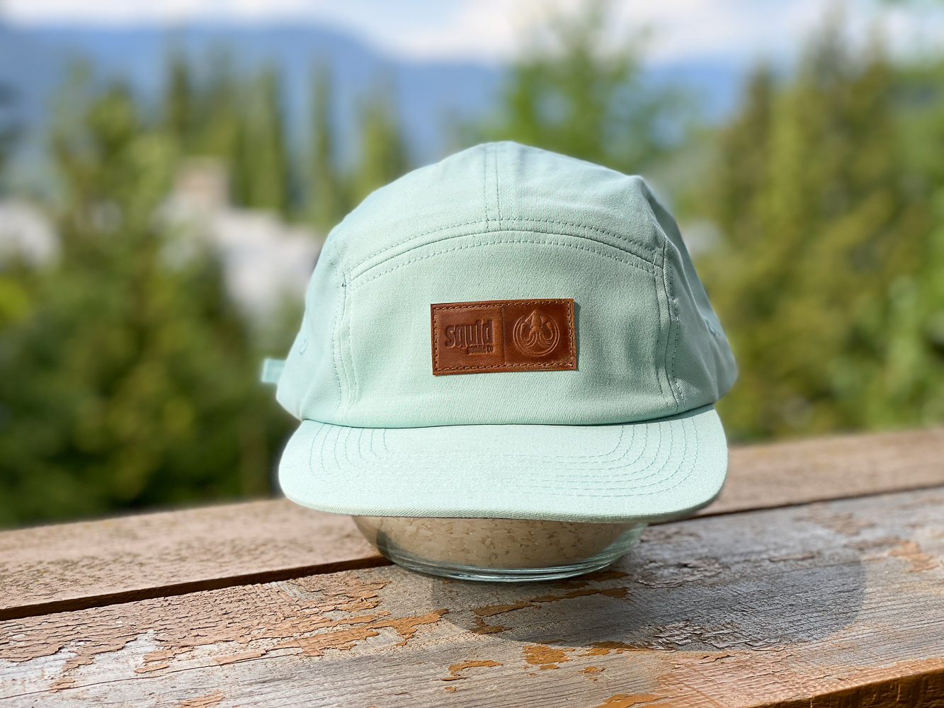 SQUID 5 Panel Hat - Coral Blue